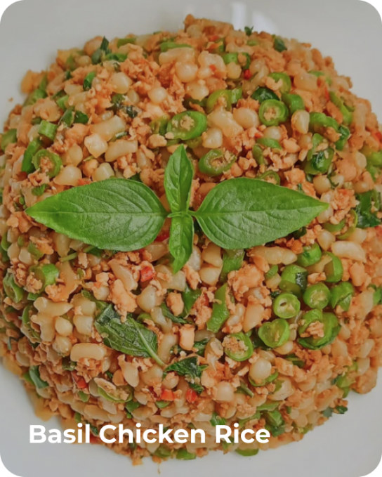 Basil Chicken Rice
