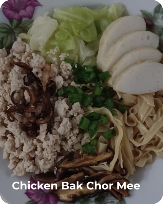 Chicken Bak Chor Mee