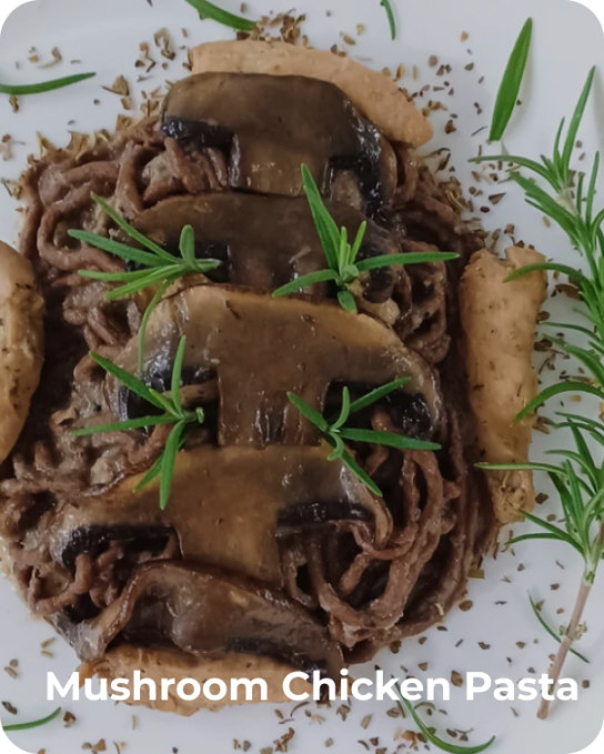 Mushroom Chicken Pasta